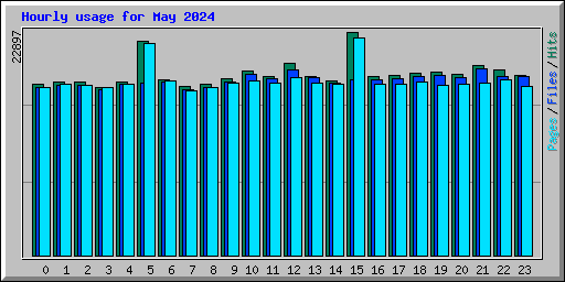 Hourly usage for May 2024